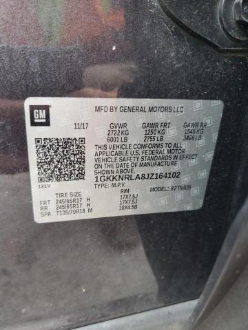 2018 GMC ACADIA SLE - 1GKKNRLA8JZ164102