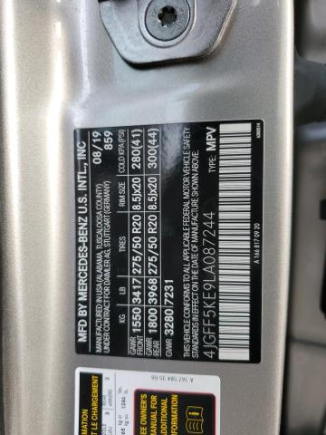 2020 MERCEDES-BENZ GLS 450 4M 4JGFF5KE9LA087244