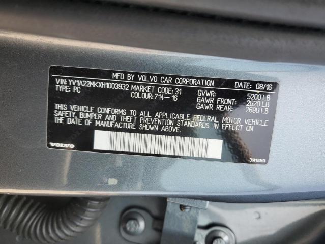 2017 VOLVO S90 T6 MOMENTUM YV1A22MKXH1003932