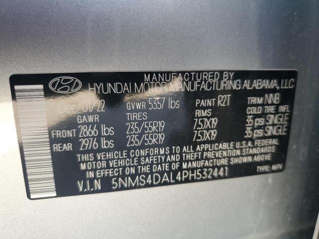 2023 HYUNDAI SANTA FE LIMITED 5NMS4DAL4PH532441