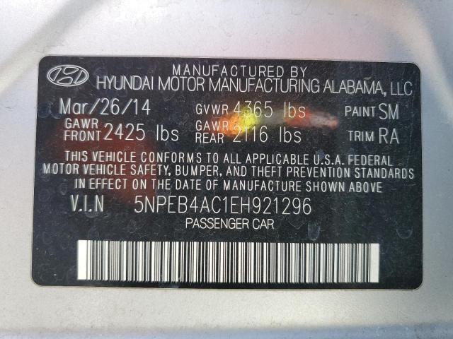 2014 HYUNDAI SONATA GLS - 5NPEB4AC1EH921296