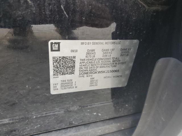 2019 CHEVROLET TRAVERSE L 1GNERGKW5KJ150065