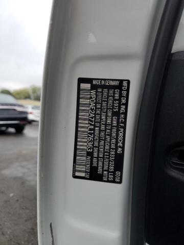 2018 PORSCHE PANAMERA 4 WP0AE2A77JL176363