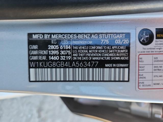 2020 MERCEDES-BENZ S 560 4MAT - W1KUG8GB4LA563477