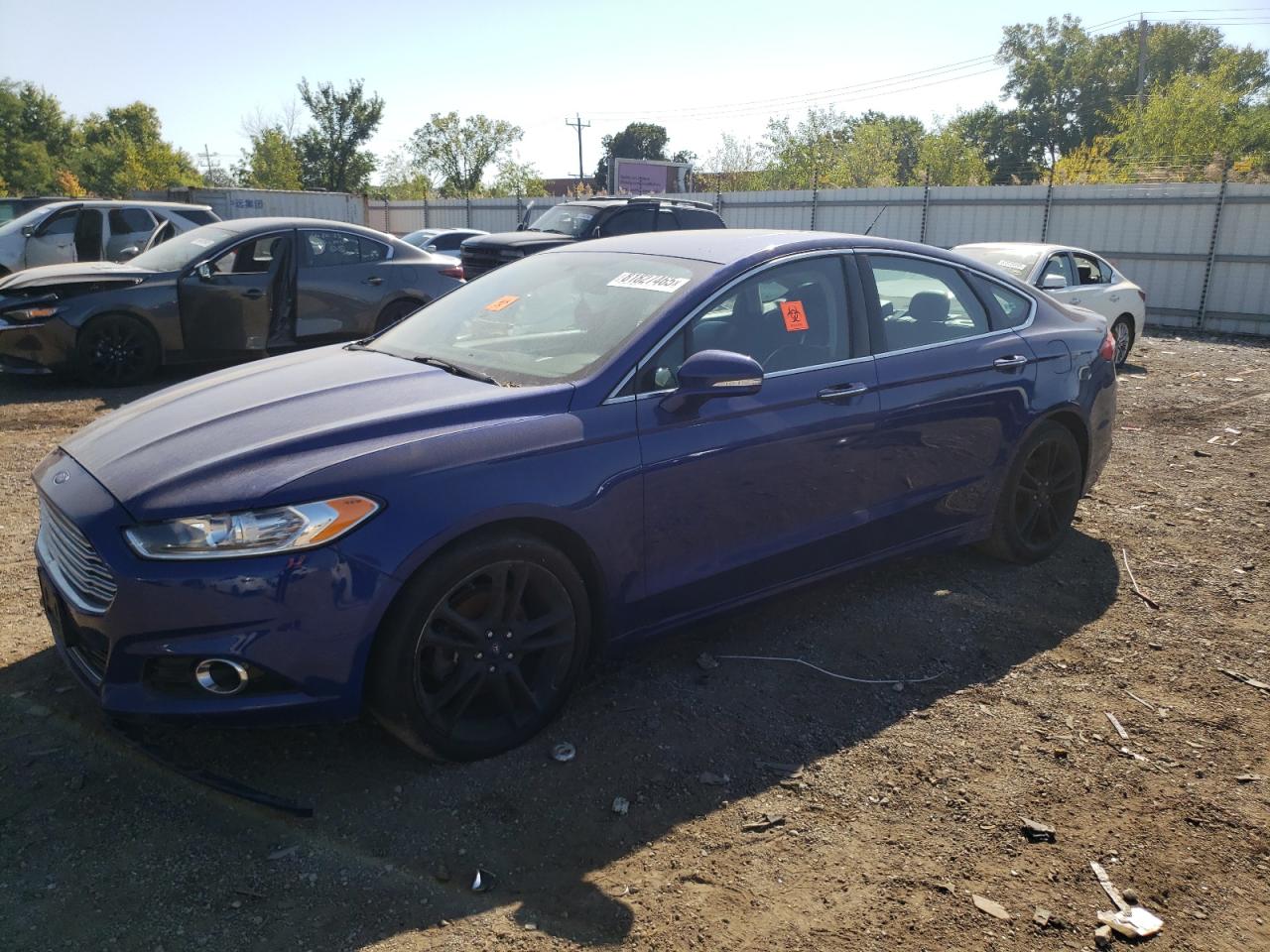 Lot #3301937435 2014 FORD FUSION TIT