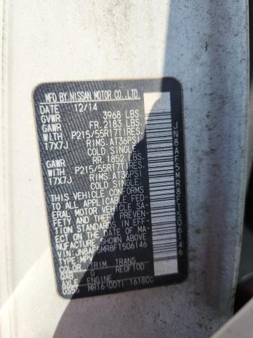 2015 NISSAN JUKE S JN8AF5MR8FT506146