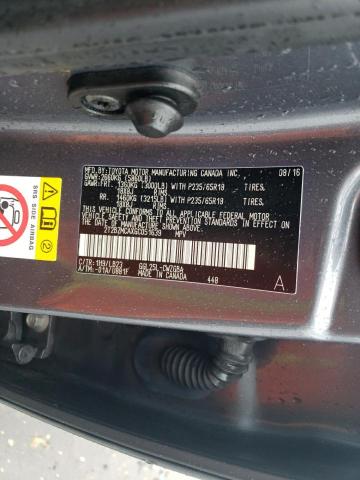 2016 LEXUS RX 350 BAS 2T2BZMCAXGC051639