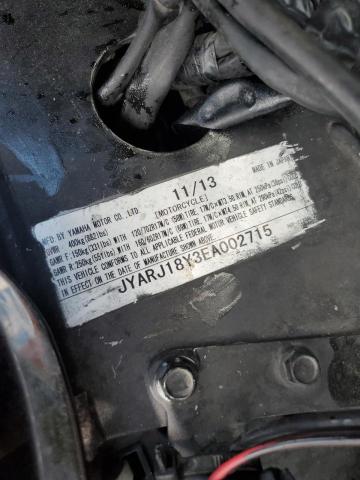 2014 YAMAHA FZ6 RC JYARJ18Y3EA002715