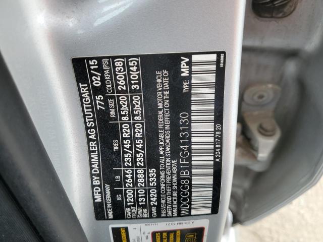 2015 MERCEDES-BENZ GLK 350 4M - WDCGG8JB1FG413130