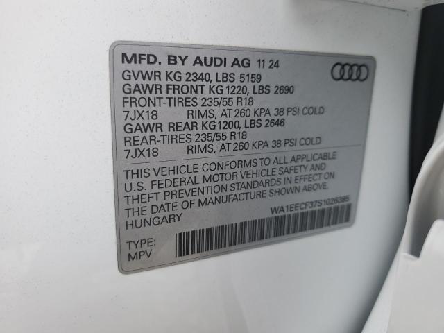2025 AUDI Q3 PREMIUM PLUS S LINE 45 WA1EECF37S1026385