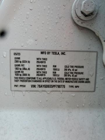2023 TESLA MODEL Y 7SAYGDEE5PF790775