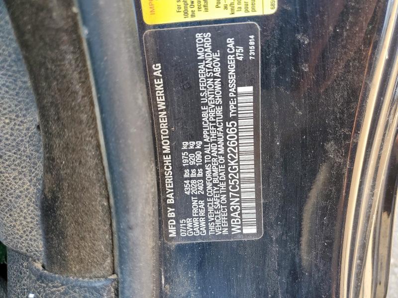 2016 BMW 428 I WBA3N7C52GK226065