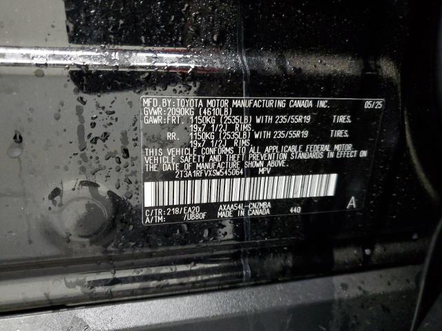 2025 TOYOTA RAV4 XLE P 2T3A1RFVXSW545064