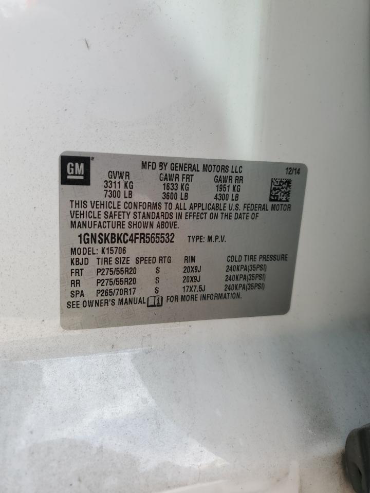 CHEVROLET TAHOE K1500 LT