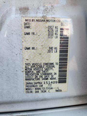 2016 NISSAN ALTIMA 2.5 #3286698295