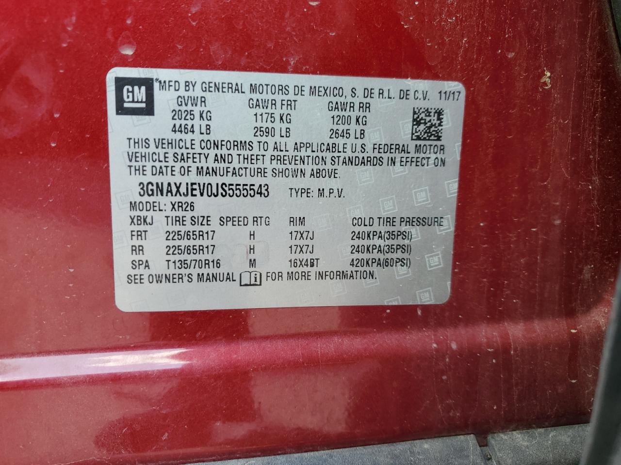 CHEVROLET EQUINOX LT