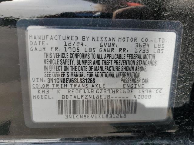 2025 NISSAN VERSA SV 3N1CN8EV6SL831268