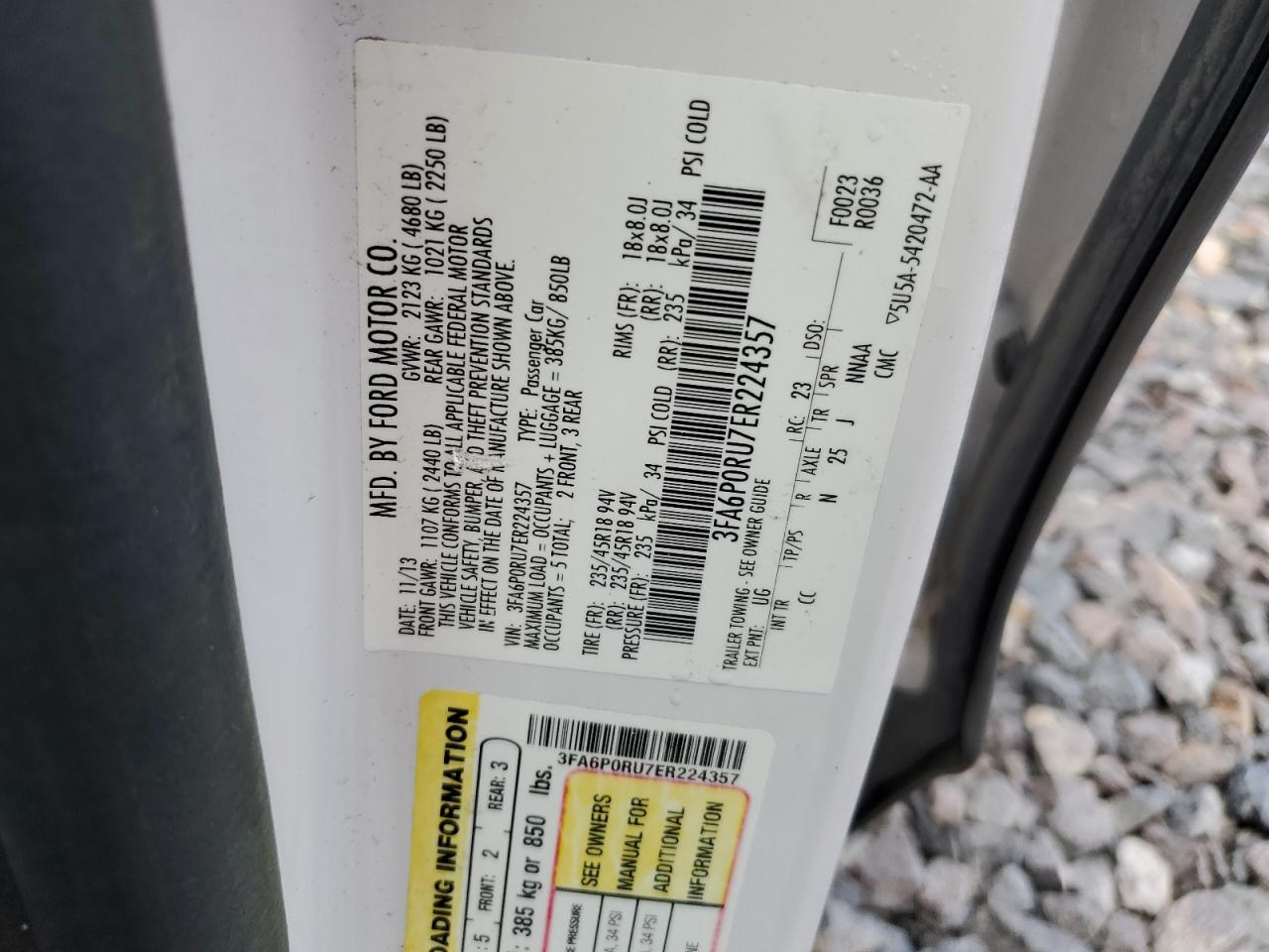 FORD FUSION TITANIUM HEV