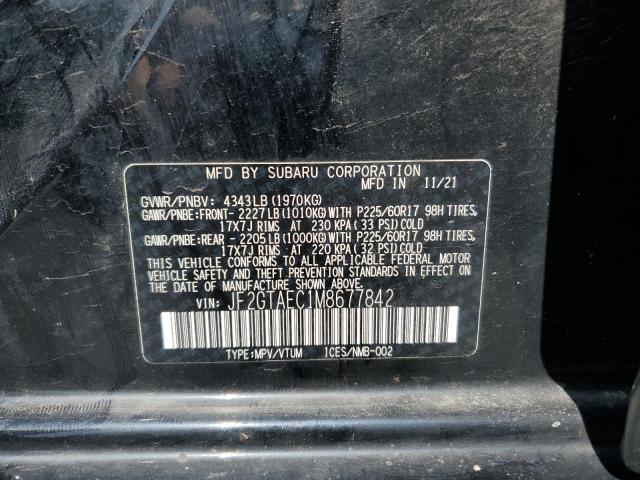 2021 SUBARU CROSSTREK JF2GTAEC1M8677842