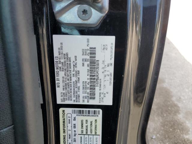 2017 FORD MUSTANG - 1FATP8UH3H5205078