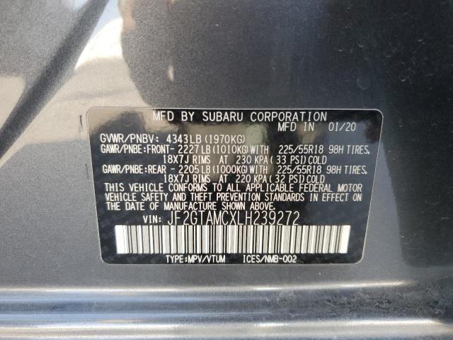 2020 SUBARU CROSSTREK LIMITED - JF2GTAMCXLH239272