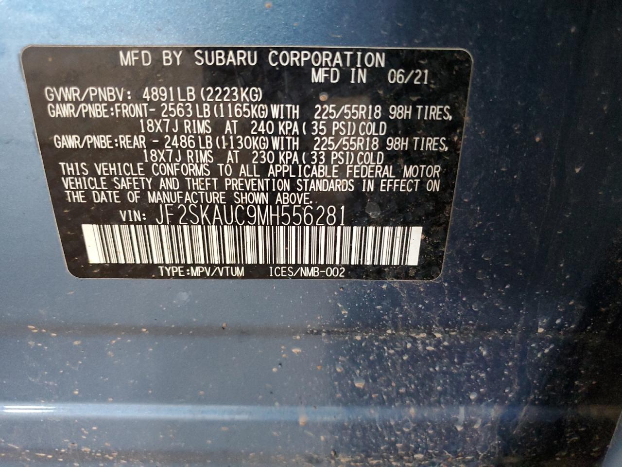 SUBARU FORESTER LIMITED