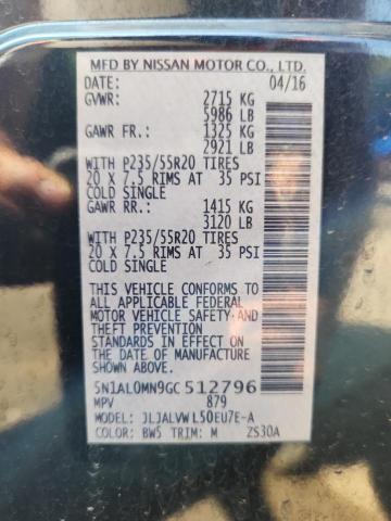 2016 INFINITI QX60 5N1AL0MN9GC512796
