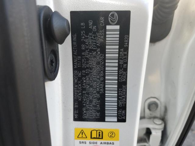 2019 LEXUS ES 350 #3310494044