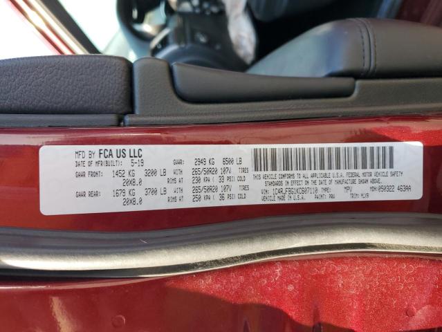 2019 JEEP GRAND CHER - 1C4RJFBG1KC607110