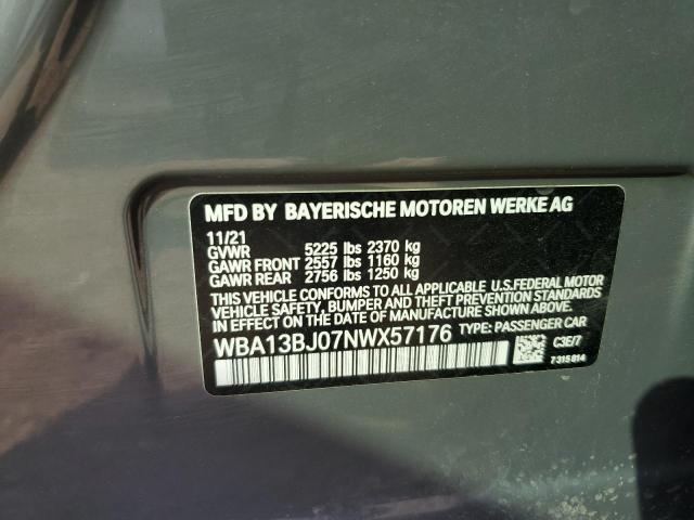 2022 BMW 530 XI WBA13BJ07NWX57176