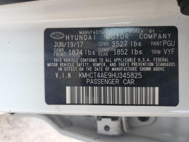 2017 HYUNDAI ACCENT SE KMHCT4AE9HU345825