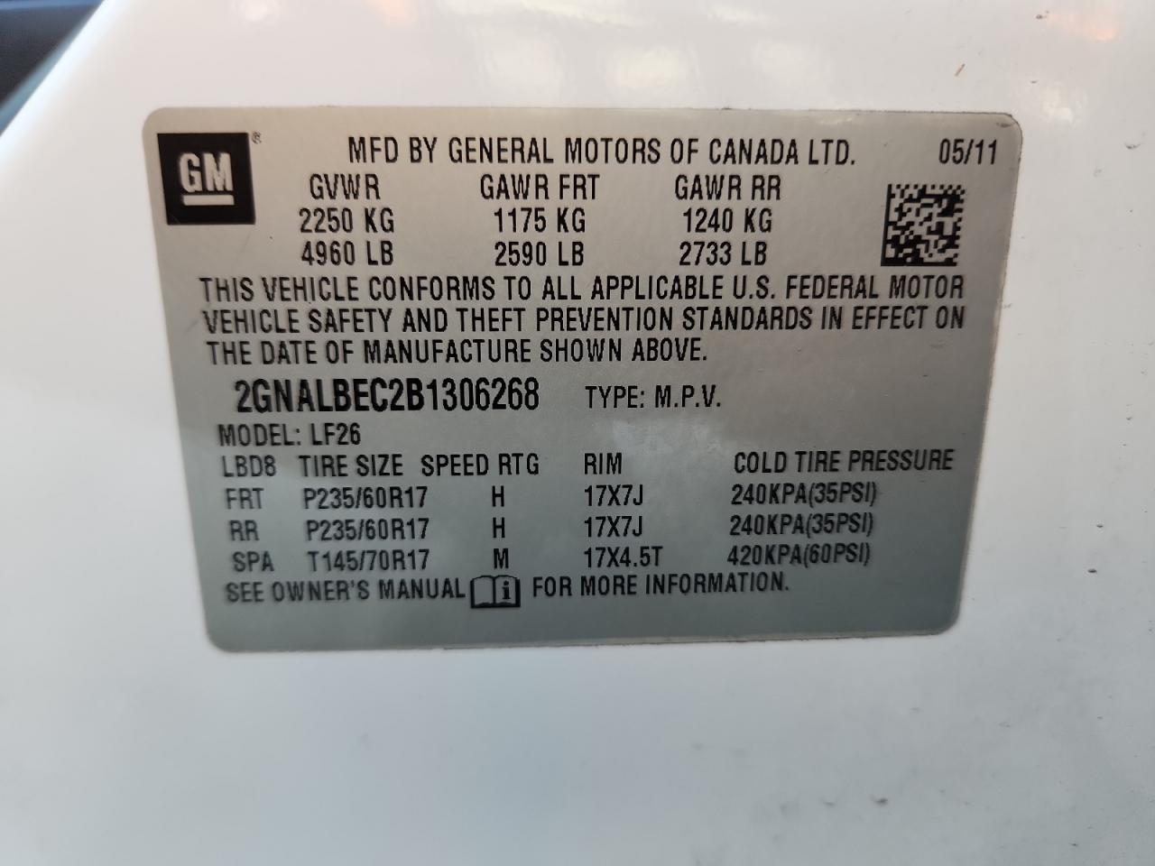 CHEVROLET EQUINOX LS