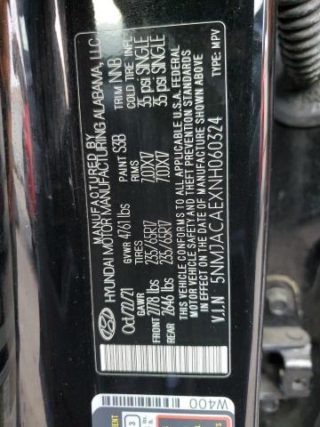 2022 HYUNDAI TUCSON SE 5NMJACAEXNH060324