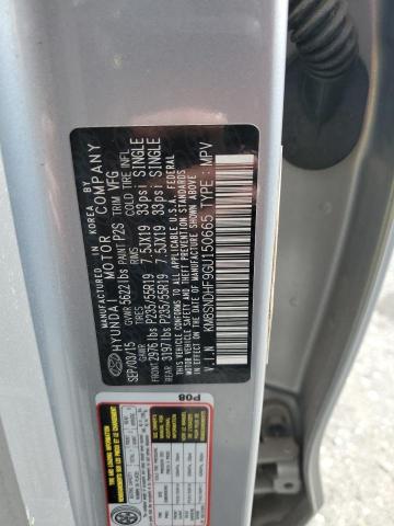 2016 HYUNDAI SANTA FE S KM8SNDHF9GU150665