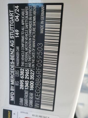 2024 MERCEDES-BENZ EQE SEDAN #3297068506