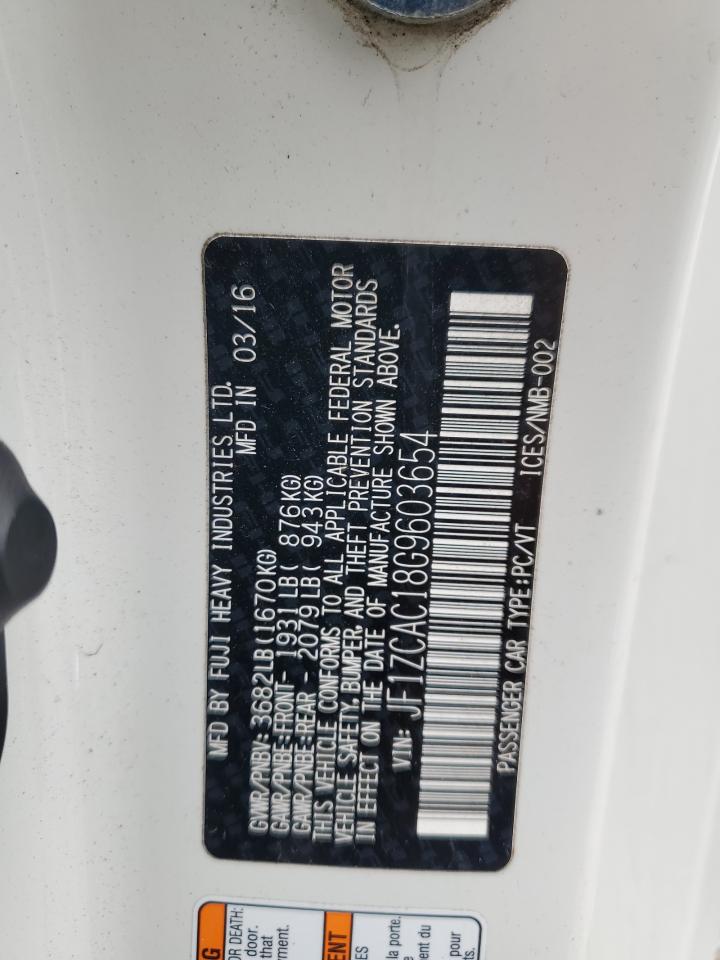 SUBARU BRZ 2.0 LIMITED