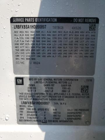 2017 BUICK ENVISION E LRBFXBSA1HD090897