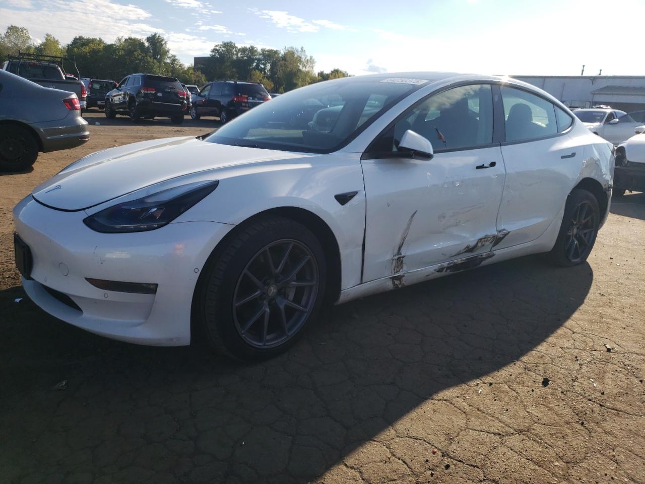 Lot #3317702078 2022 TESLA MODEL 3