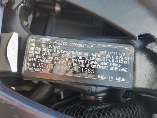 2023 SUZUKI GSX-R750 - JS1GR7MA3P7101285