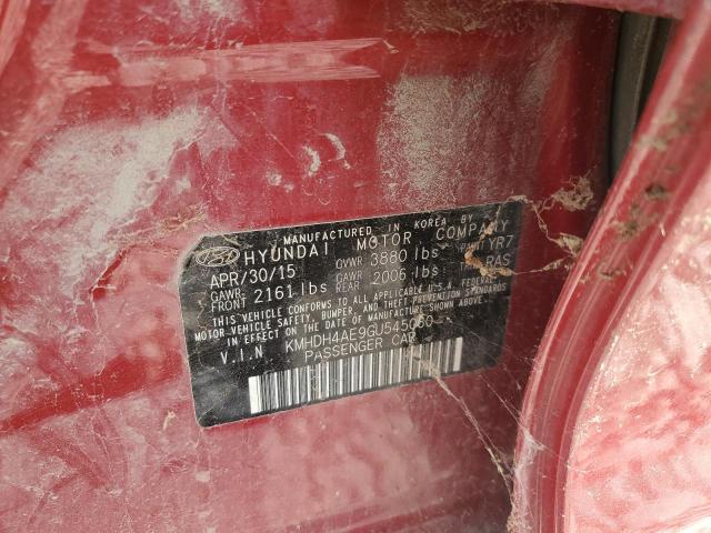 2016 HYUNDAI ELANTRA SE - KMHDH4AE9GU545060