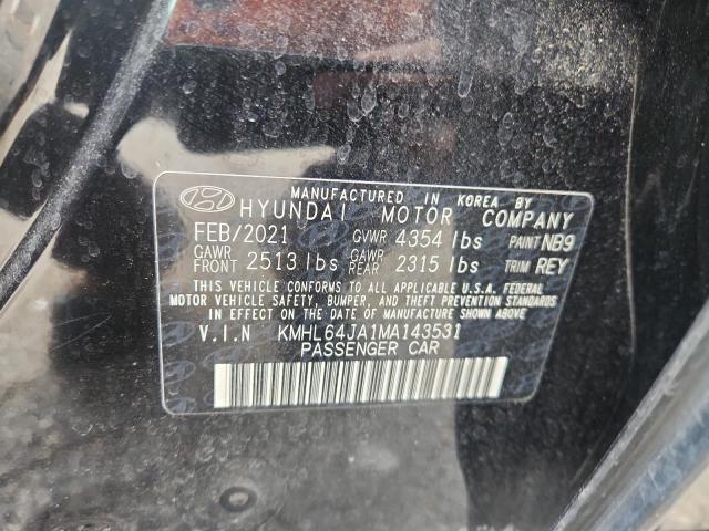 2021 HYUNDAI SONATA SEL - KMHL64JA1MA143531