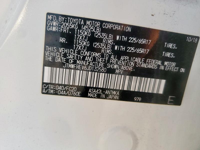 2018 TOYOTA RAV4 ADVEN - JTMWFREV6JD132580