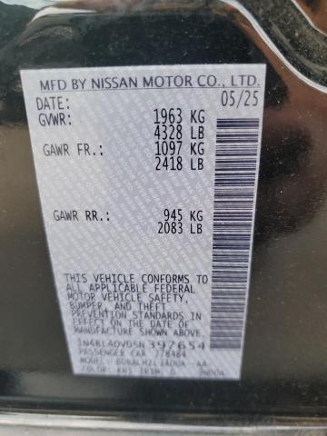 2025 NISSAN ALTIMA SV 1N4BL4DV0SN397654