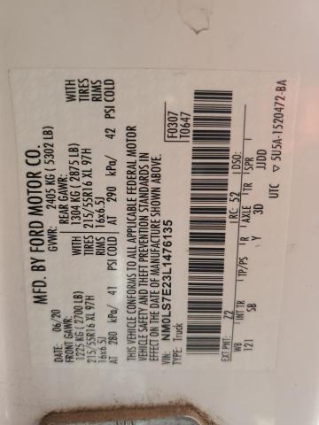 2020 FORD TRANSIT CONNECT XL NM0LS7E23L1476135