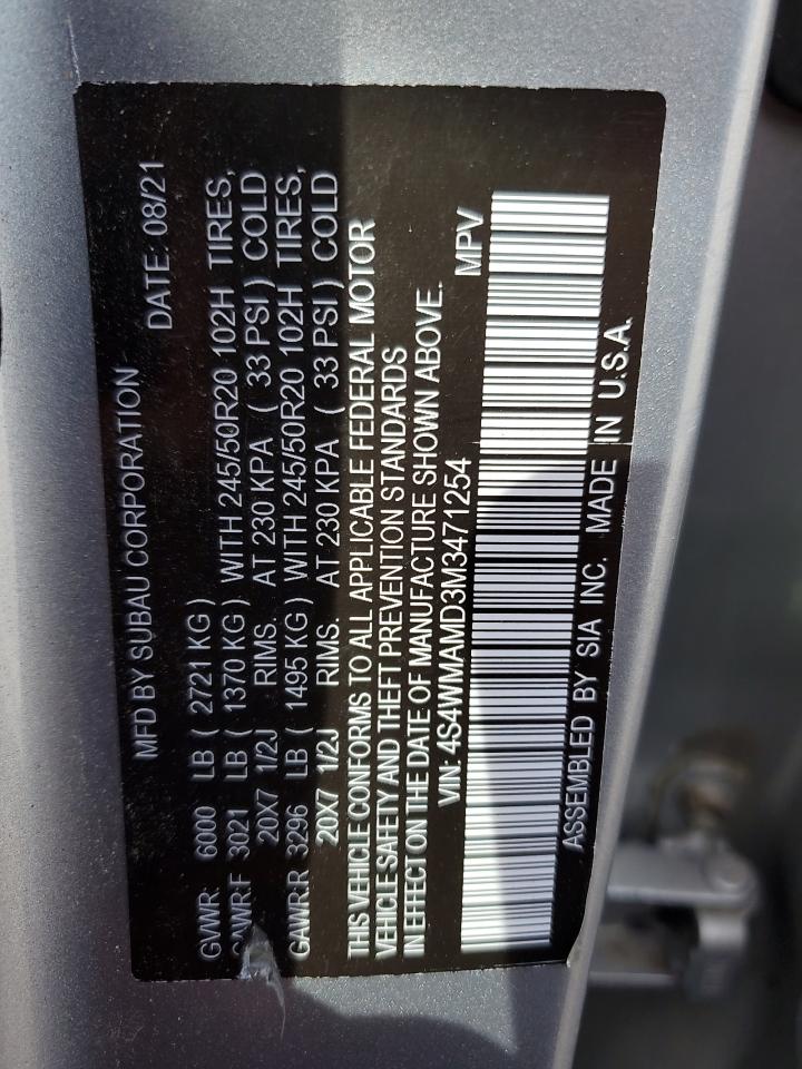 SUBARU ASCENT LIMITED