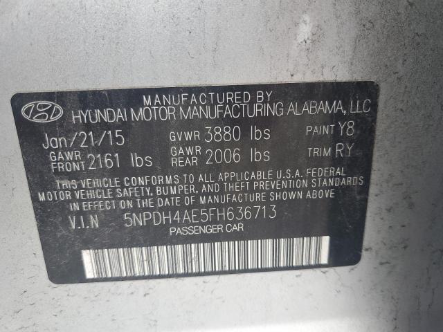 2015 HYUNDAI ELANTRA SE - 5NPDH4AE5FH636713