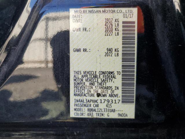 2017 NISSAN ALTIMA 1N4AL3APXHC179317