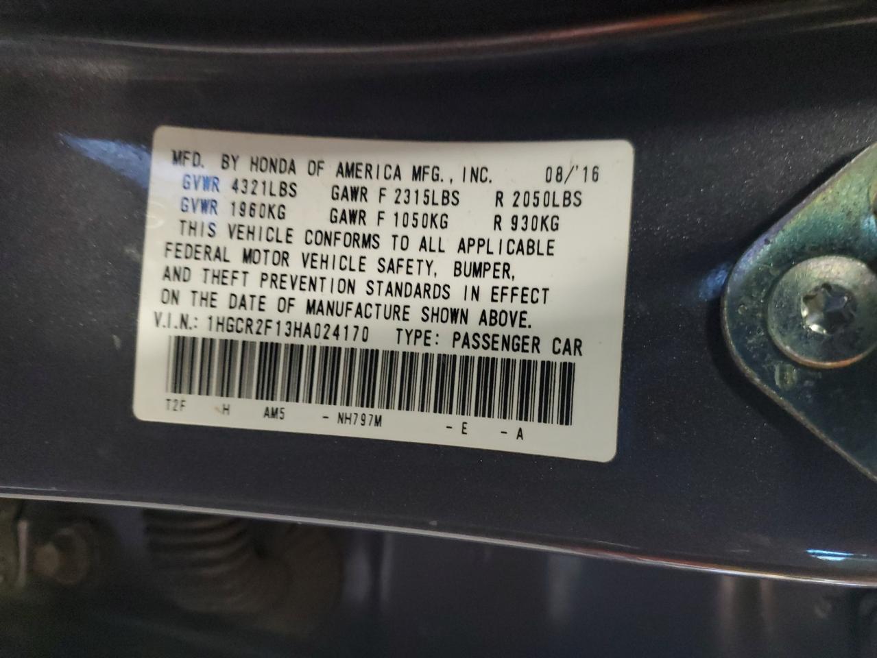 HONDA ACCORD SPORT SPECIAL EDITION