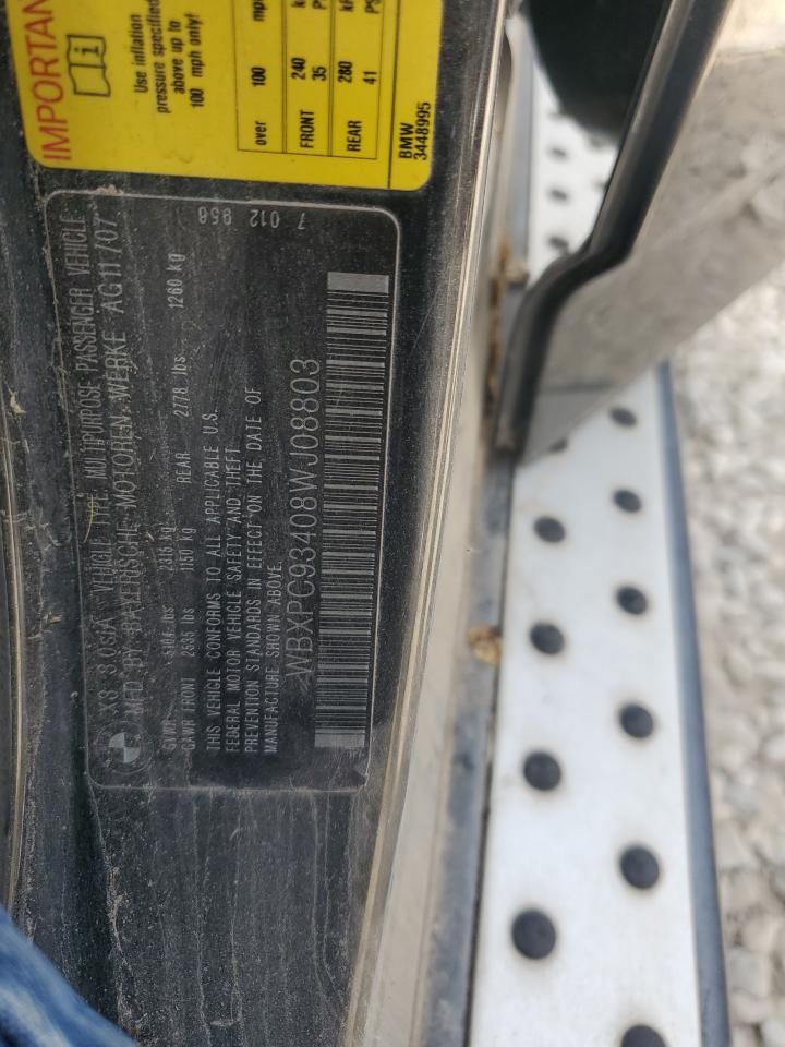 Lot #3241007724 2008 BMW X3 3.0SI