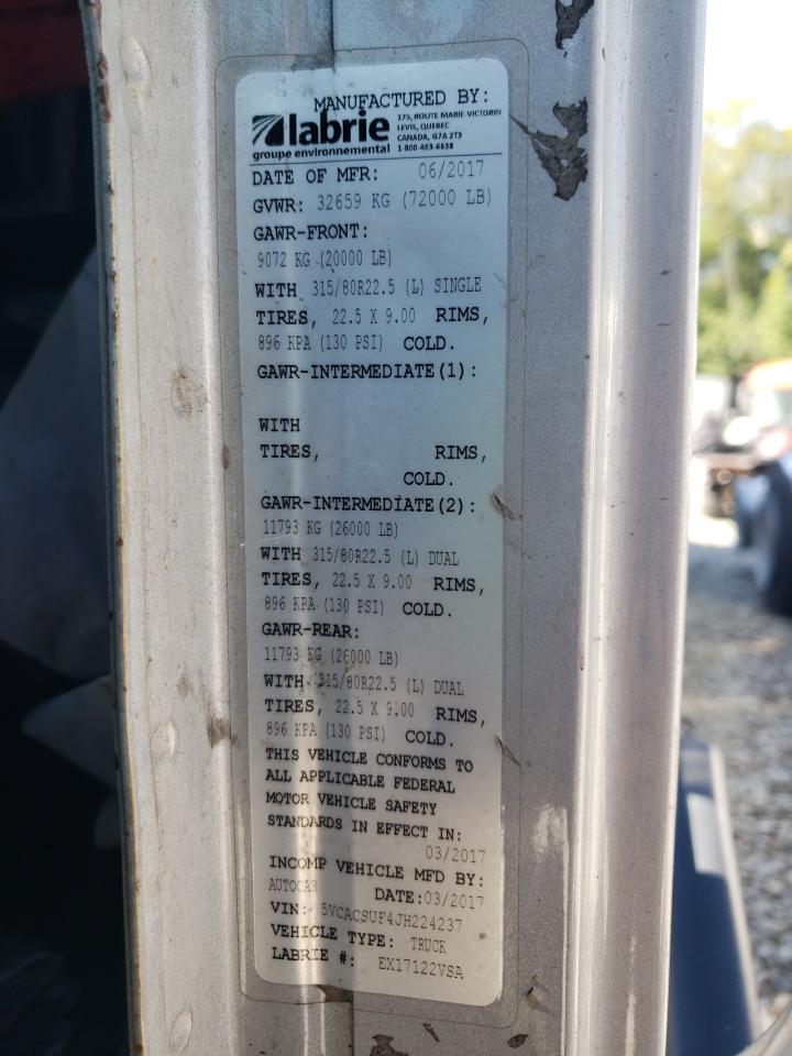 Lot #3273815351 2018 AUTOCAR LLC XPEDITOR